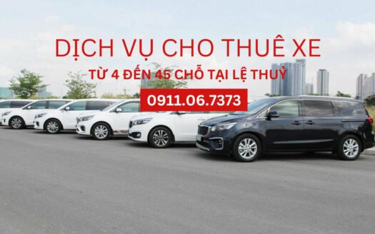 cho thuê xe tại lệ thuỷ