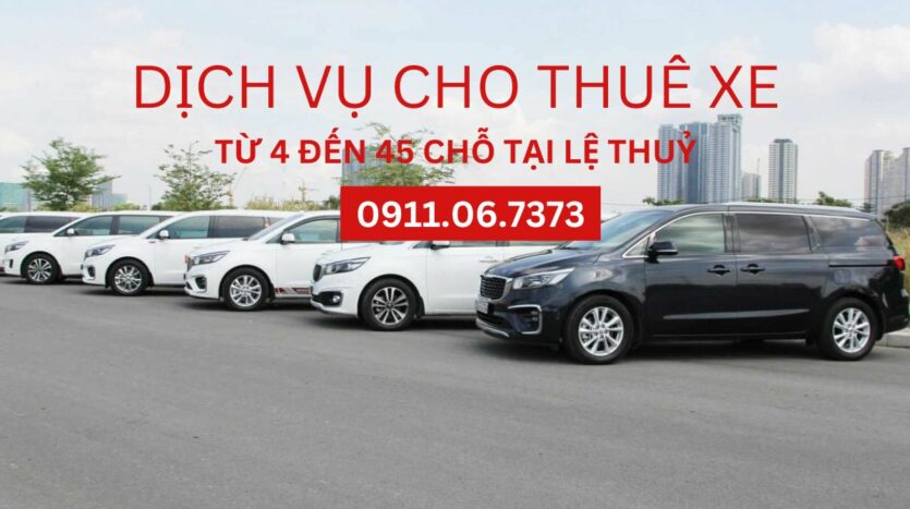 cho thuê xe tại lệ thuỷ